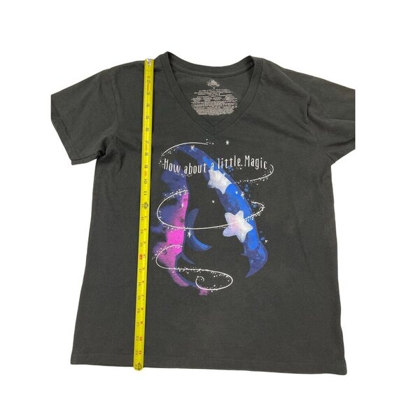 Disney Fantasia Short Sleeve T-Shirt Womens Medium Black Magic Hat - Picture 5 of 5